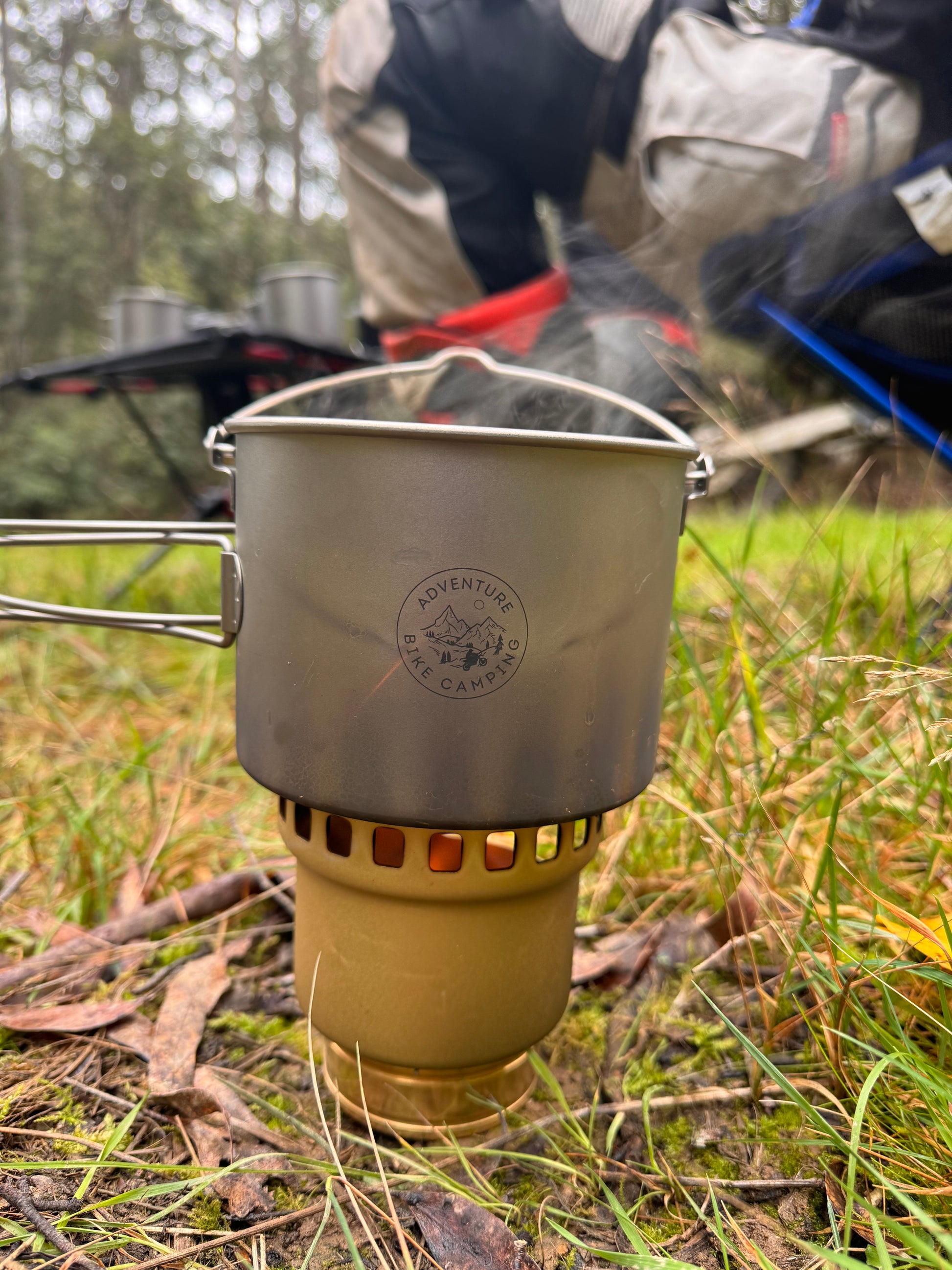 Camping Alcohol Burner Liquid Solid Alcohol Stove with Bag