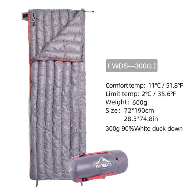 Widesea Camping Ultra-Light Sleeping Bag - Down Waterproof