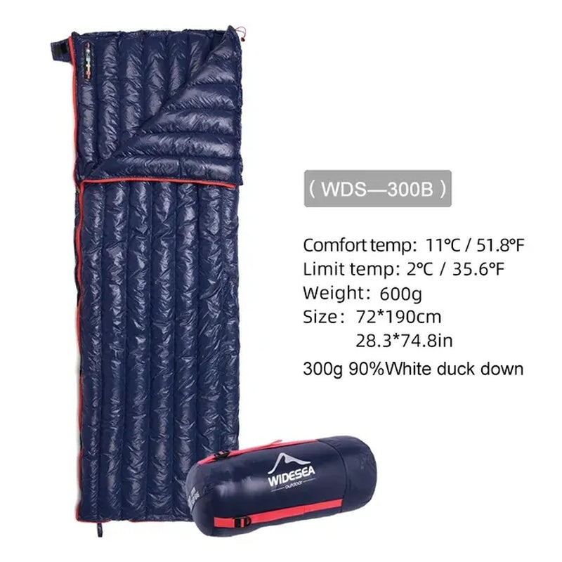 Widesea Camping Ultra-Light Sleeping Bag - Down Waterproof