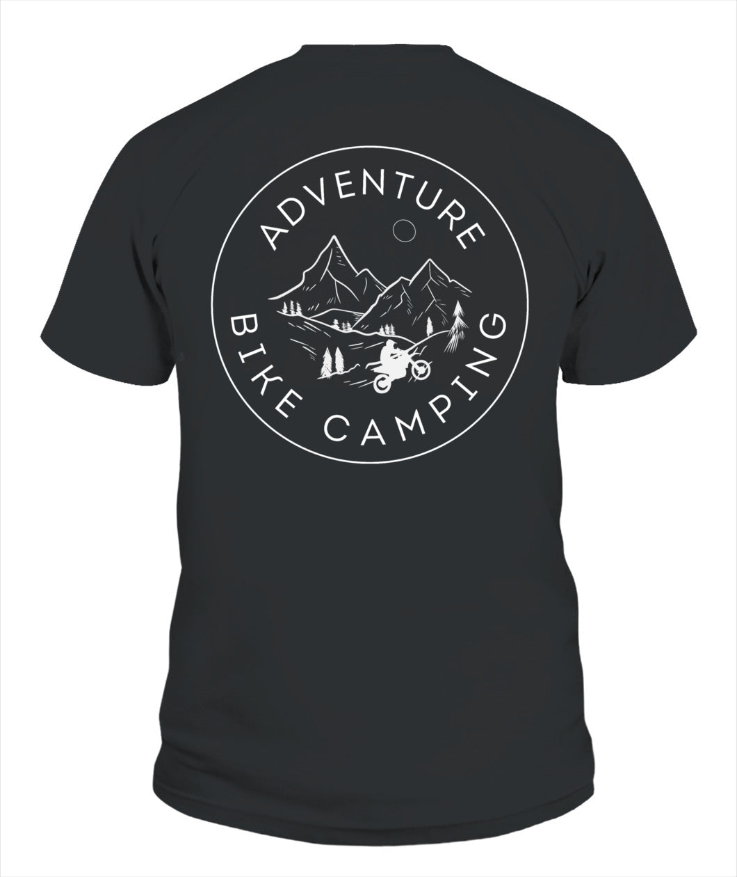 Adventure Bike Camping Logo T-Shirt 