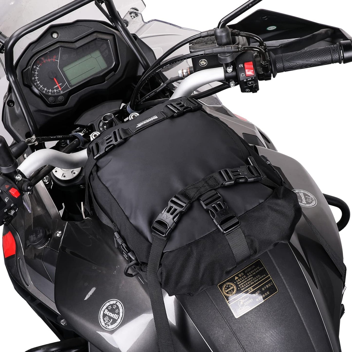 Motor Pannier Bag 10L Motorcycle Seat Bag Waterproof Travel Luggage